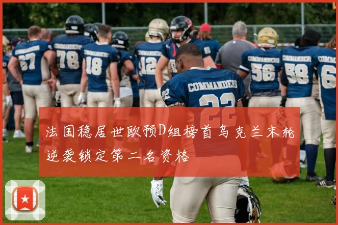 法国稳居世欧预D组榜首乌克兰末轮逆袭锁定第二名资格