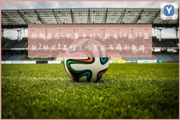 杨瀚森在G联赛中创下新高14分17篮板2助攻2盖帽工作室发布精彩数据海报